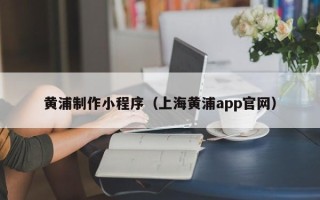 池州黄浦制作小程序（上海黄浦app官网）