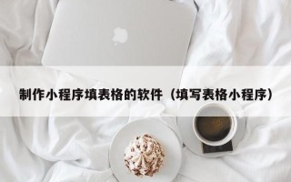 池州制作小程序填表格的软件（填写表格小程序）