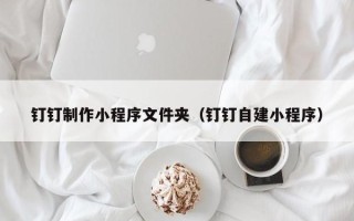 池州钉钉制作小程序文件夹（钉钉自建小程序）